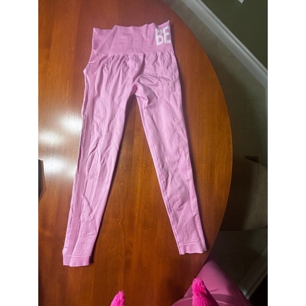 Pink Rutched Leggings size M
